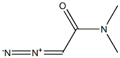 Acetamide, 2-diazo-N,N-dimethyl- Struktur