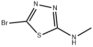 5-Bromo-N-methyl-1,3,4-thiadiazol-2-amine Struktur