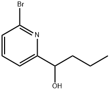 1-(6-bromopyridin-2-yl)butan-1-ol Struktur