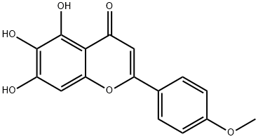 4H-1-Benzopyran-4-one, 5,6,7-trihydroxy-2-(4-methoxyphenyl)-