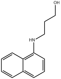 1-Propanol,3-(1-naphthalenylamino)- Struktur