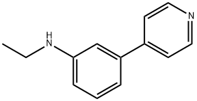 N-Ethyl-3-(4-pyridyl)aniline Struktur