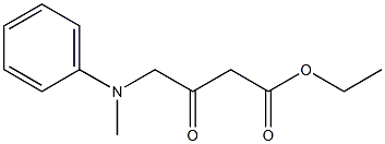 Butanoic acid, 4-(methylphenylamino)-3-oxo-, ethyl ester