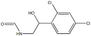 Formamide,N-[2-(2,4-dichlorophenyl)-2-hydroxyethyl]- Struktur