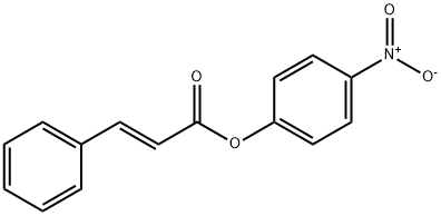 2-Propenoic acid,3-phenyl-, 4-nitrophenyl ester, (2E)- Struktur