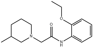 N-(2-ethoxyphenyl)-2-(3-methylpiperidin-1-yl)acetamide Struktur