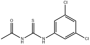 N-{[(3,5-dichlorophenyl)amino]carbonothioyl}acetamide Struktur