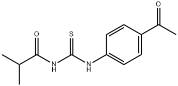 N-{[(4-acetylphenyl)amino]carbonothioyl}-2-methylpropanamide Struktur