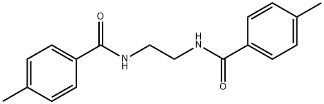 N,N'-1,2-ethanediylbis(4-methylbenzamide) Struktur