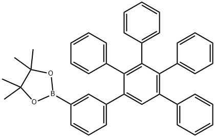 4,4,5,5-tetramethyl-2-(3',4',5'-triphenyl[1,1':2',1''-terphenyl]-3-yl)-1,3,2-dioxaborolane Struktur