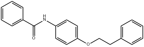 N-[4-(2-phenylethoxy)phenyl]benzamide Struktur