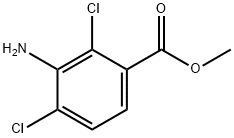 Methyl 3-amino-2,4-dichlorobenzoate Struktur