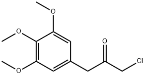 1-chloro-3-(3,4,5-trimethoxyphenyl)propan-2-one Struktur