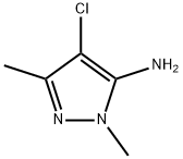 4-chloro-1,3-dimethyl-1H-pyrazol-5-amine Struktur