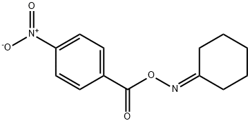 cyclohexanone O-(4-nitrobenzoyl)oxime Struktur