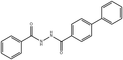 N'-benzoyl-4-biphenylcarbohydrazide Struktur