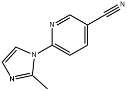 6-(2-methyl-1H-imidazol-1-yl)pyridine-3-carbonitrile Struktur