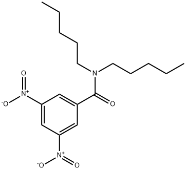 3,5-Dinitro-N,N-di-n-pentylbenzamide, 97% Struktur