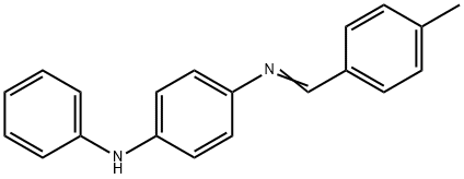 N-(4-methylbenzylidene)-N'-phenyl-1,4-benzenediamine Struktur