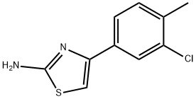 4-(3-chloro-4-methylphenyl)-1,3-thiazol-2-amine Struktur