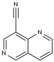 1,6-naphthyridine-8-carbonitrile Struktur