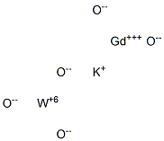 Gadolinium potassium tungsten oxide Struktur