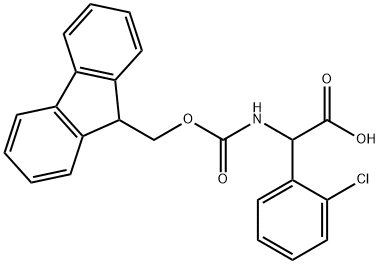 N-Fmoc-DL-2-Chlorophenylglycine Struktur