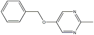 5-(Benzyloxy)-2-methylpyrimidine Struktur