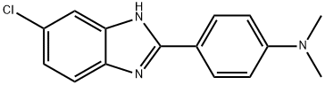 5-Chloro-2-[4-(dimethylamino)phenyl]benzimidazole Struktur