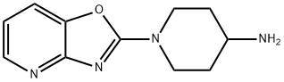 1-[1,3]oxazolo[4,5-b]pyridin-2-ylpiperidin-4-amine hydrochloride Struktur