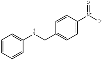 Benzenemethanamine,4-nitro-N-phenyl- Struktur