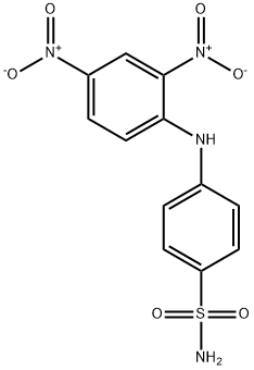 4-[(2,4-dinitrophenyl)amino]benzenesulfonamide Struktur