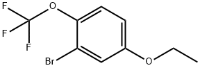 2-BROMO-4-ETHOXY-1-(TRIFLUOROMETHOXY)BENZENE Struktur