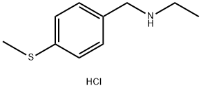 N-[4-(methylthio)benzyl]ethanamine hydrochloride Structure