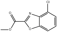 methyl 4-chloro-1,3-benzoxazole-2-carboxylate Struktur