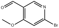 6-Bromo-4-methoxynicotinaldehyde Struktur