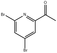 1-(4,6-Dibromopyridin-2-yl)ethanone Struktur