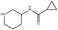 Cyclopropanecarboxylic acid piperidin-3-ylamide Struktur