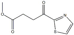 .GAMMA.-OXO-2-THIAZOLEBUTANOIC ACID, METHYL ESTER Struktur