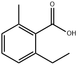 6-Ethyl-2-methylbenzoic acid Struktur