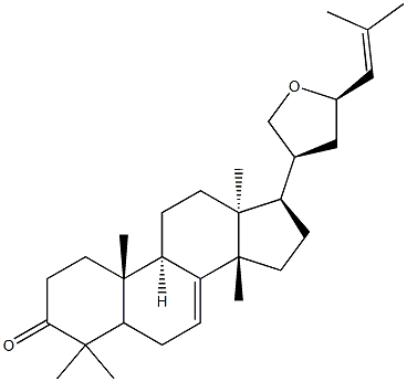 Lanosta-7,24-dien-3-one,21,23-epoxy-, (13a,14b,17a,20S,23R)- (9CI) Struktur