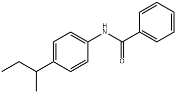 N-(4-butan-2-ylphenyl)benzamide Struktur