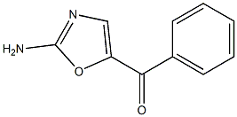 (2-Aminooxazol-5-yl)(phenyl)methanone Struktur