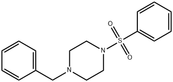 1-benzyl-4-(phenylsulfonyl)piperazine Struktur