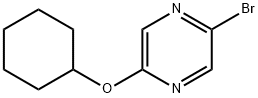 2-BROMO-5-CYCLOHEXYLOXYPYRAZINE Struktur