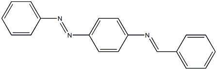 N-benzylidene-4-(phenyldiazenyl)aniline Struktur