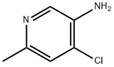 4-CHLORO-6-METHYLPYRIDIN-3-AMINE Struktur