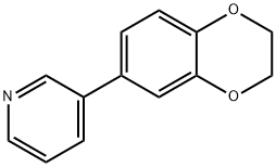 3-(2,3-Dihydro-benzo[1,4]dioxin-6-yl)-pyridine Struktur