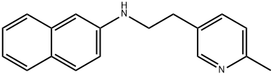 N-[2-(6-methylpyridin-3-yl)ethyl]naphthalen-2-amine Struktur