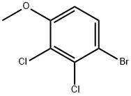 1-bromo-2,3-dichloro-4-methoxybenzene Struktur